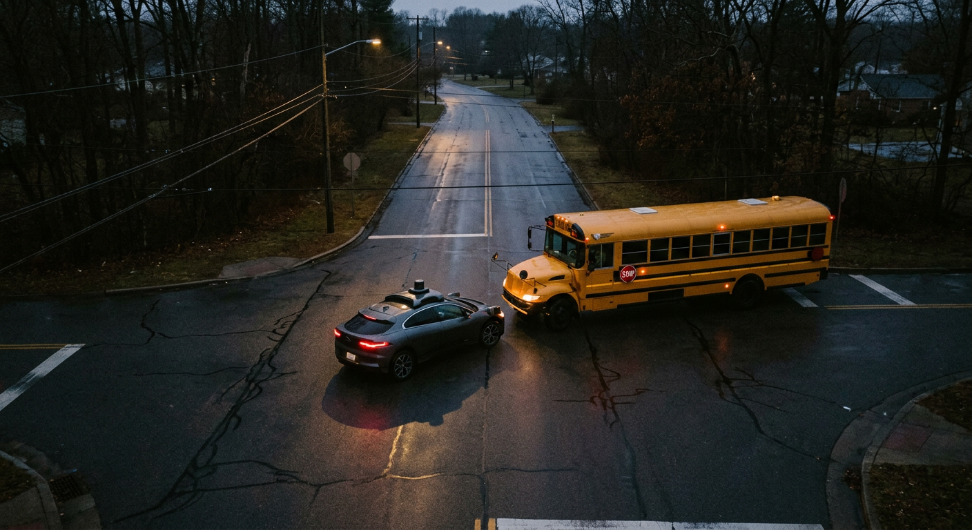 Waymo Operator Overrode Safety Stop, Sent Robotaxi Past School Bus as UK Bets $103M on Industrial Autonomy